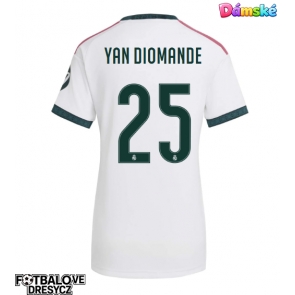 Real Madrid Yan Diomande #25 Dámské Domácí Dres 2026-27 Krátký Rukáv